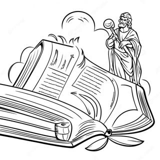 Spanish Bible Coloring Page 40988-33932