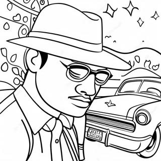 Old School Chicano Coloring Page 41008-34062