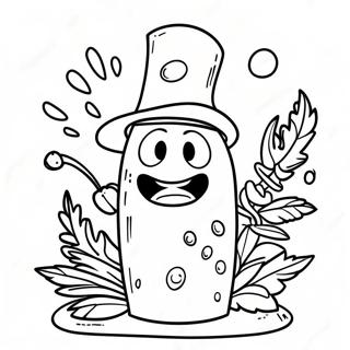 Pothead Stoner Coloring Page 4100-3306