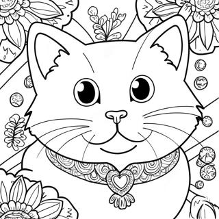 Ragdoll Cat Coloring Page 41018-33971