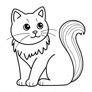 Ragdoll Cat Coloring Page 41018-34069