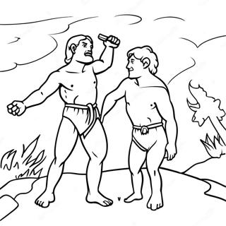 Cain And Abel Coloring Pages