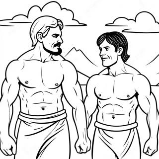 Cain And Abel Coloring Page 41068-34006