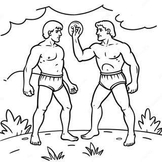 Cain And Abel Coloring Page 41068-34007