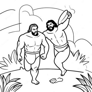 Cain And Abel Coloring Page 41068-34111