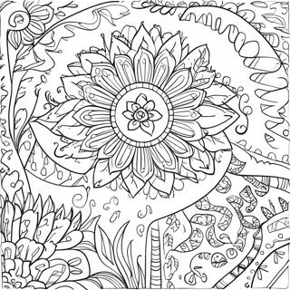 Ukrainian Folk Art Coloring Page 41078-34012