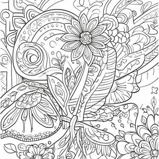 Ukrainian Folk Art Coloring Page 41078-34133