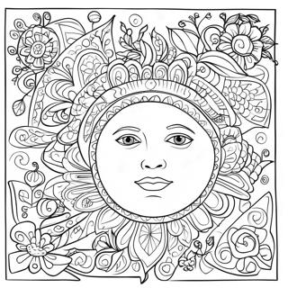 Ukrainian Folk Art Coloring Page 41078-34136