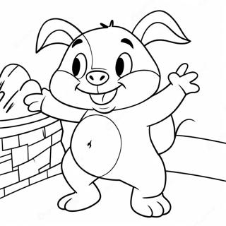 Porky Pig Coloring Page 41088-34125