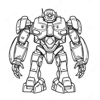 Mech Coloring Page 41098-34023