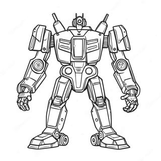 Mech Coloring Page 41098-34024