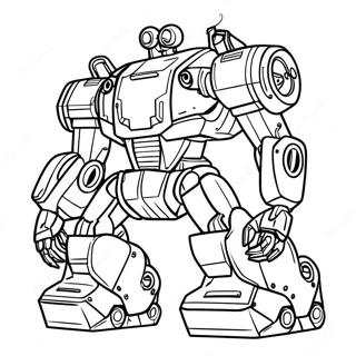 Mech Coloring Page 41098-34121