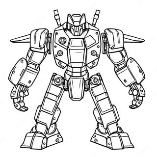 Mech Coloring Page 41098-34124