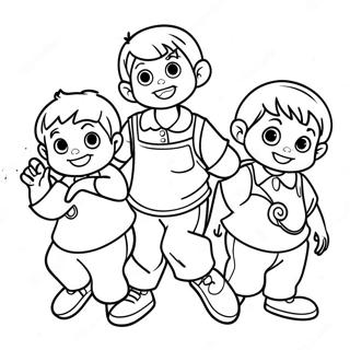 Little Rascals Coloring Page 41108-34139