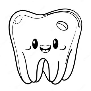 Tooth Coloring Page 4110-3315