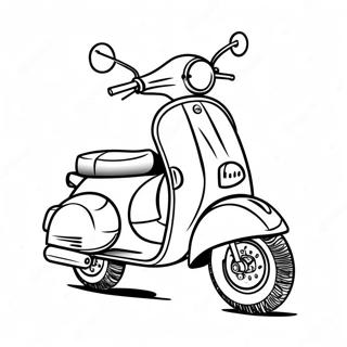 Scooter Coloring Page 41148-34180