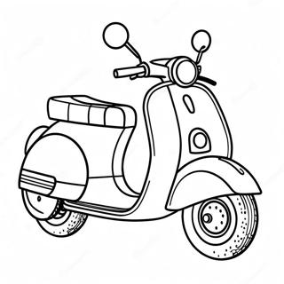 Scooter Coloring Pages