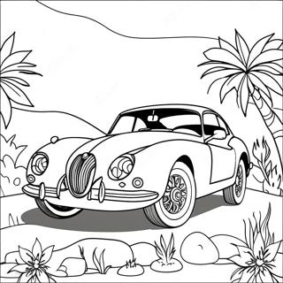 Jaguar Car Coloring Pages