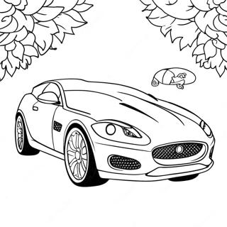 Jaguar Car Coloring Pages