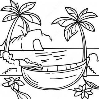 Hawaiian Coloring Pages