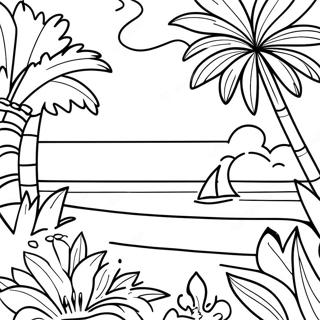 Hawaiian Coloring Page 41168-34191