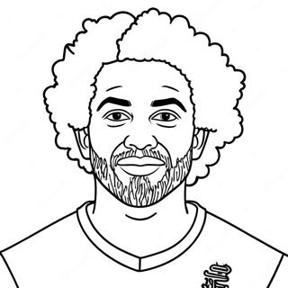 Mo Salah Coloring Page 41188-34202