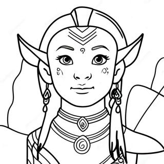 Avatar World Coloring Page 41198-34222