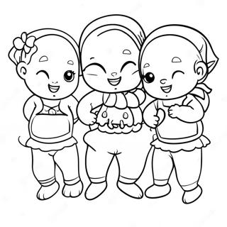 Sturniolo Triplets Coloring Page 41208-34219