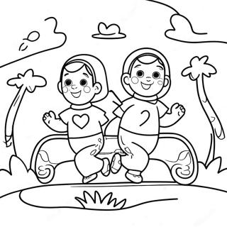 Sturniolo Triplets Fun Adventure Coloring Page 41209-34242