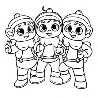 Sturniolo Triplets Fun Adventure Coloring Page 41209-34243