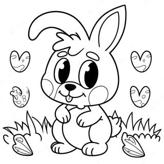 Bluey Easter Coloring Page 4120-3322