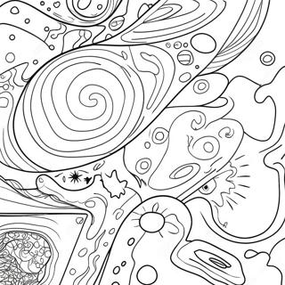 Colorful Milky Way Galaxy Coloring Page 41219-34240