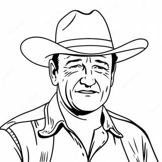 John Wayne Coloring Pages