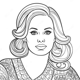 Adele Coloring Pages