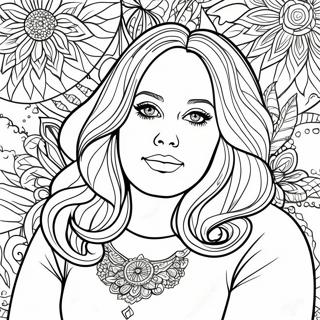 Adele Coloring Page 41298-34290