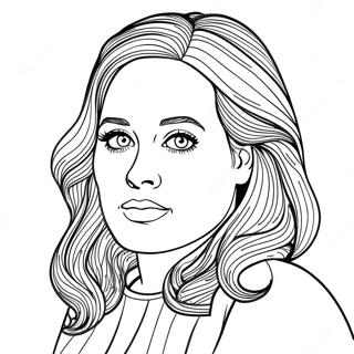 Adele Coloring Page 41298-34291