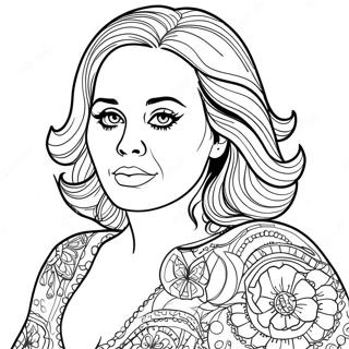 Adele Coloring Page 41298-34292