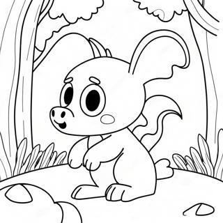 Wallykazam Magical Creatures Coloring Page 41319-34306