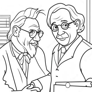 Famous Scientists Coloring Page 41370-34337