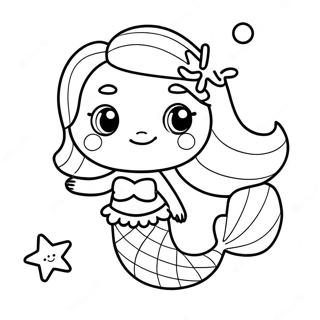 Cute Mermaid Lol Pets Underwater Coloring Page 41380-34346