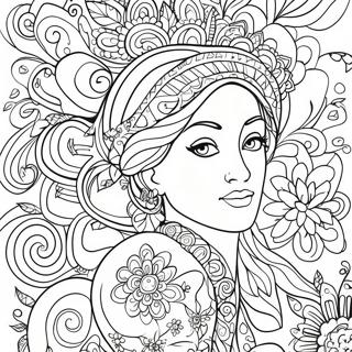 Mindful Adult Coloring Pages For Stress Relief 41390-34364