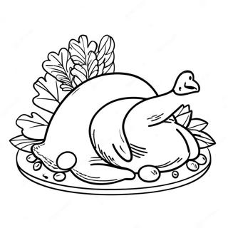 Thanksgiving Turkey Coloring Page 41409-34366