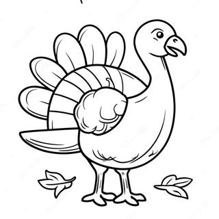 Thanksgiving Turkey Coloring Page 41409-34367