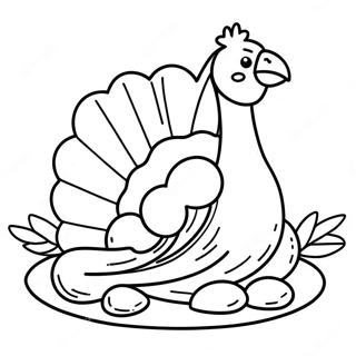 Thanksgiving Turkey Coloring Page 41409-34368