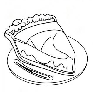 Colorful Pumpkin Pie Coloring Page 41410-34378