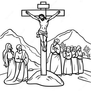 Crucifixion Coloring Pages