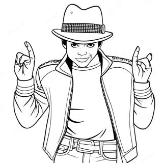 Bad Michael Jackson Coloring Pages