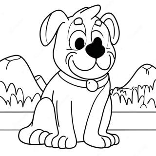 Bluey Giant Coloring Page 41449-34394