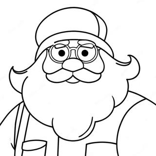 Yukon Cornelius Coloring Page 41469-34414