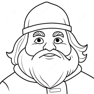 Yukon Cornelius Coloring Page 41469-34416